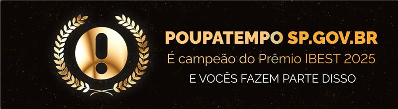 POUPATEMPO é campeão do Prêmio IBEST 2025.